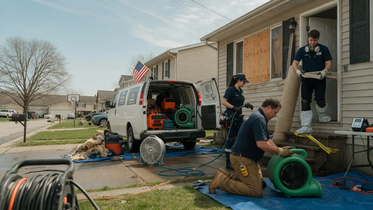 Water Damage Restoration in North Lawrence, OH near me